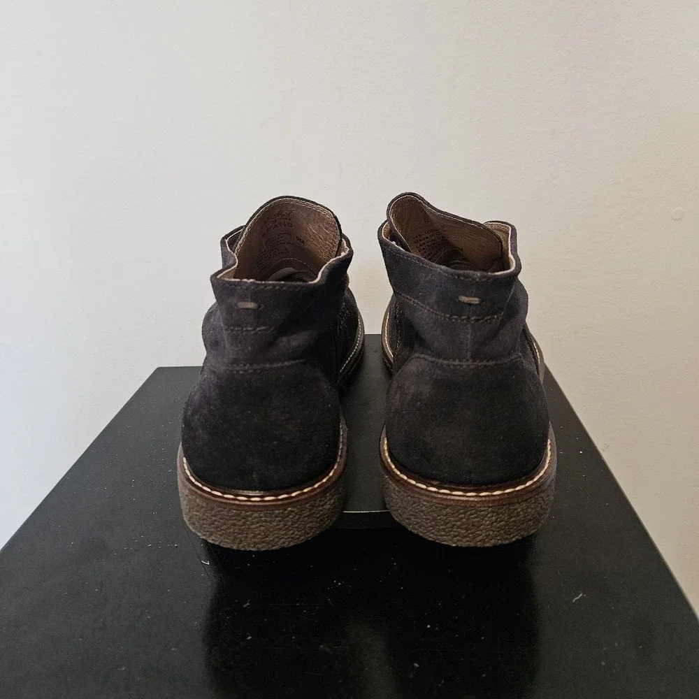 Lucky Brand Mason Java Chukka Boot Suede/Leather Dark Brown Men's 9M